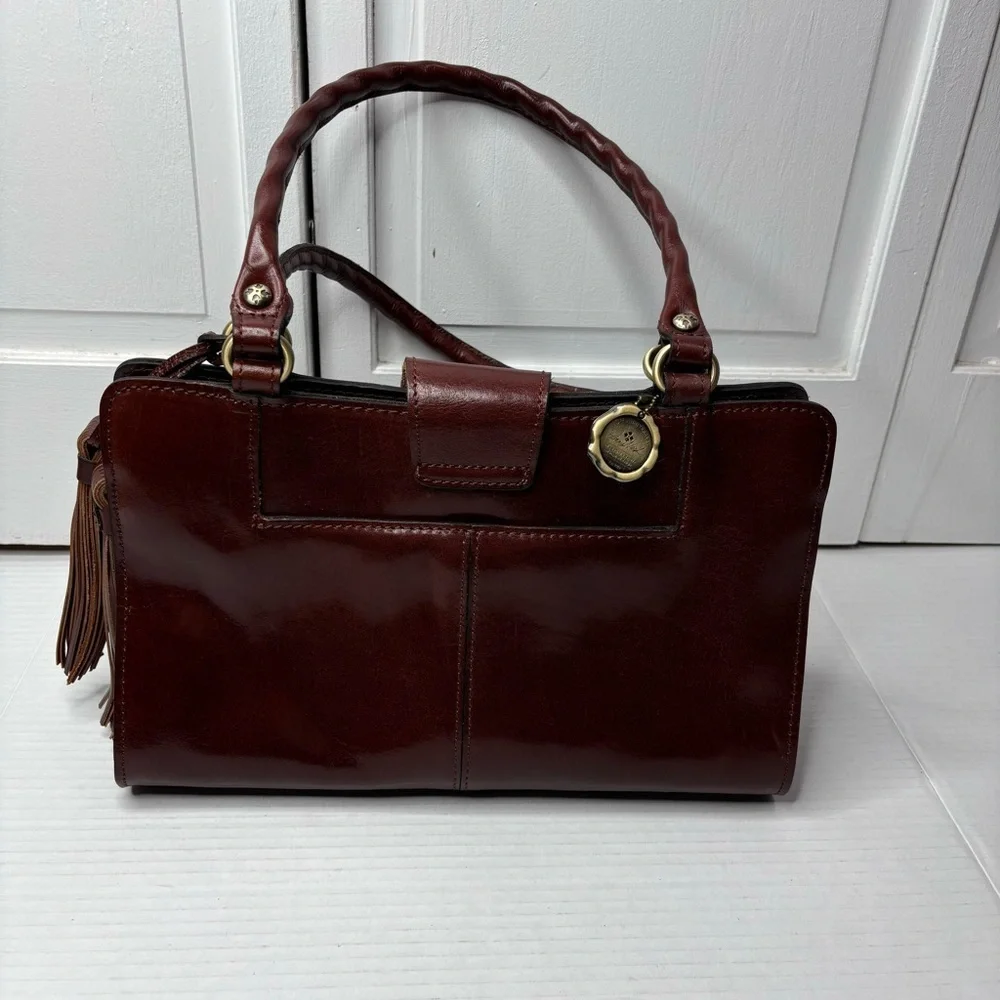 PATRICIA NASH 10th Anniversary Novella Satchel in Oxblood Leather